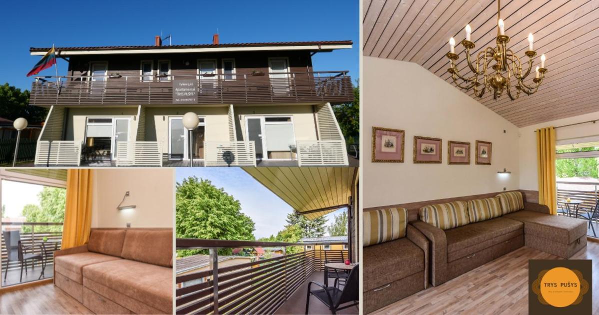Apartamentai Trys Pusys Šventoji Екстериор снимка